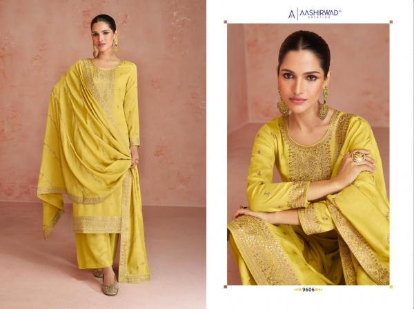 Aashirwad Gulkand Coco Silk Designer Salwar Suit Collection